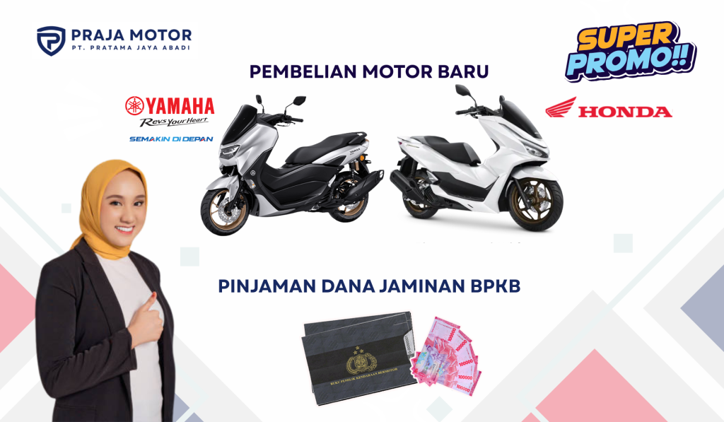 KREDIT MOTOR HONDA, YAMAHA MURAH DAN GADAI BPKB